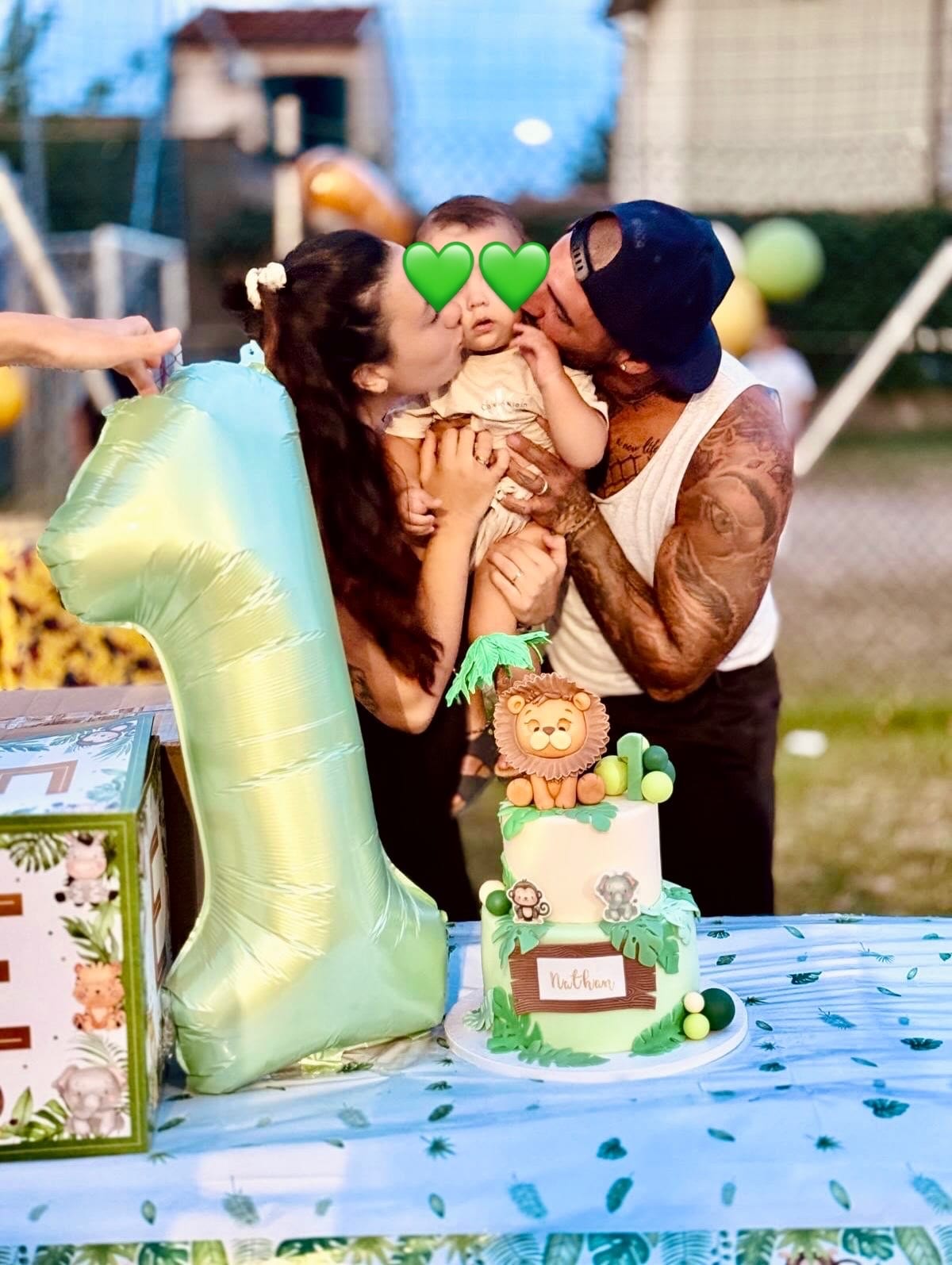 Nathan, 1 anno con la sua torta giungla Wonder Cake