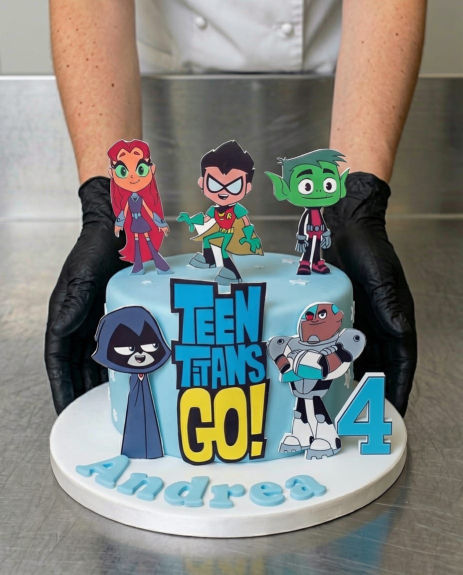 Torta Teen Titans Go realizzata da Wonder Cake